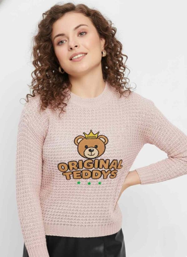 Duke Typography Printed Acrylic Pullover